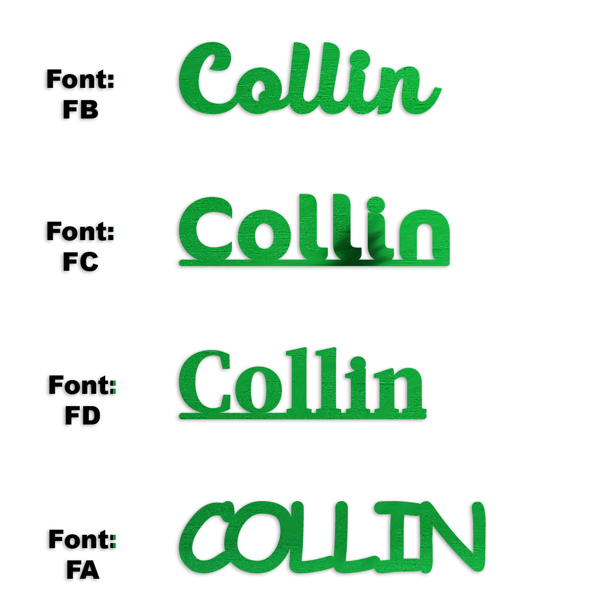 Custom-Fetti Boy - COLLIN Green