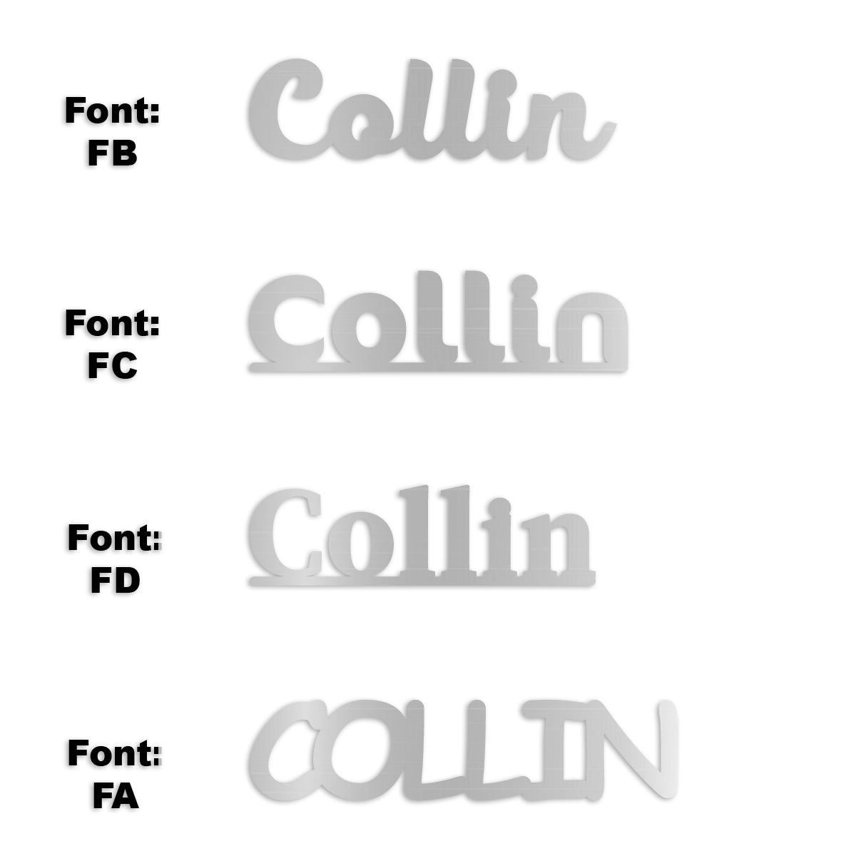 Custom-Fetti Boy - COLLIN Silver