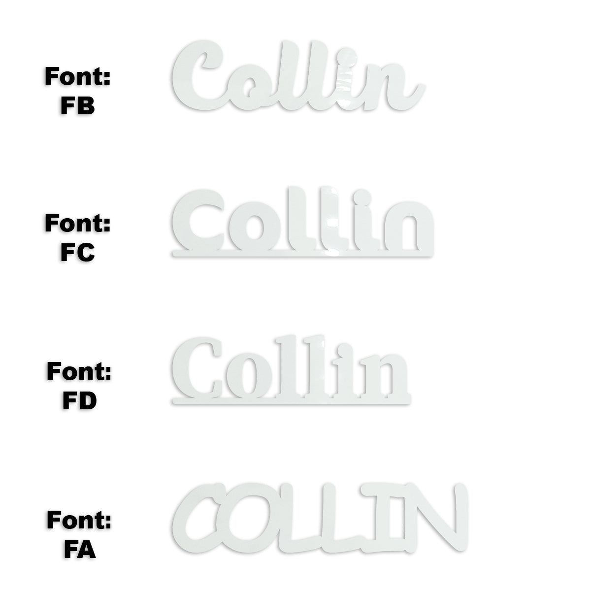 Custom-Fetti Boy - COLLIN White