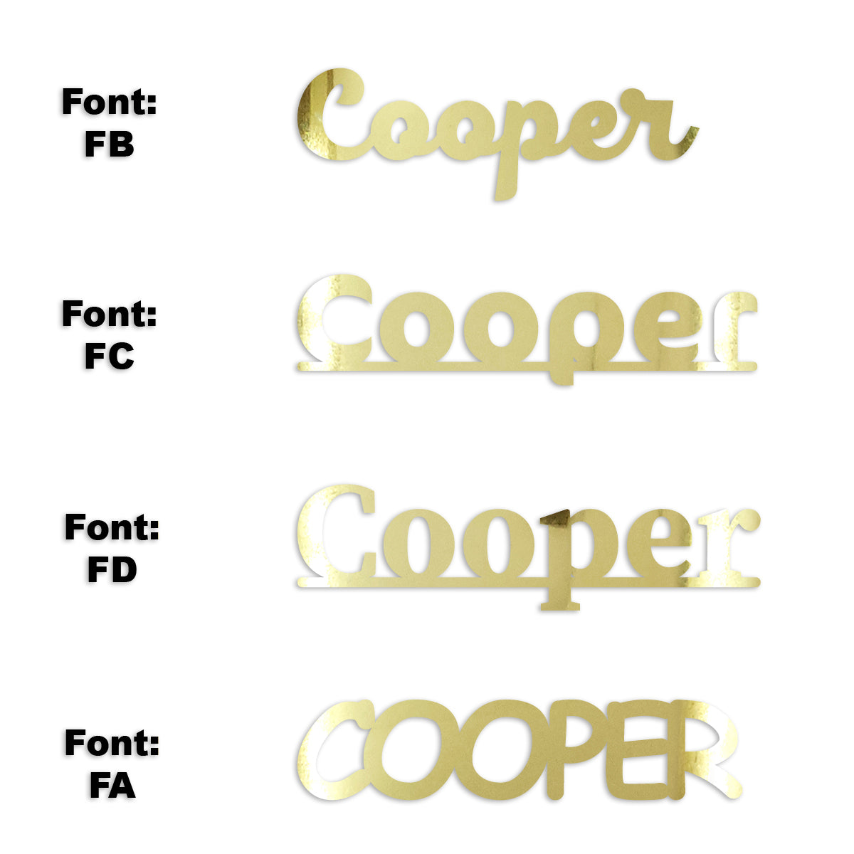 Custom-Fetti Boy - COOPER Gold