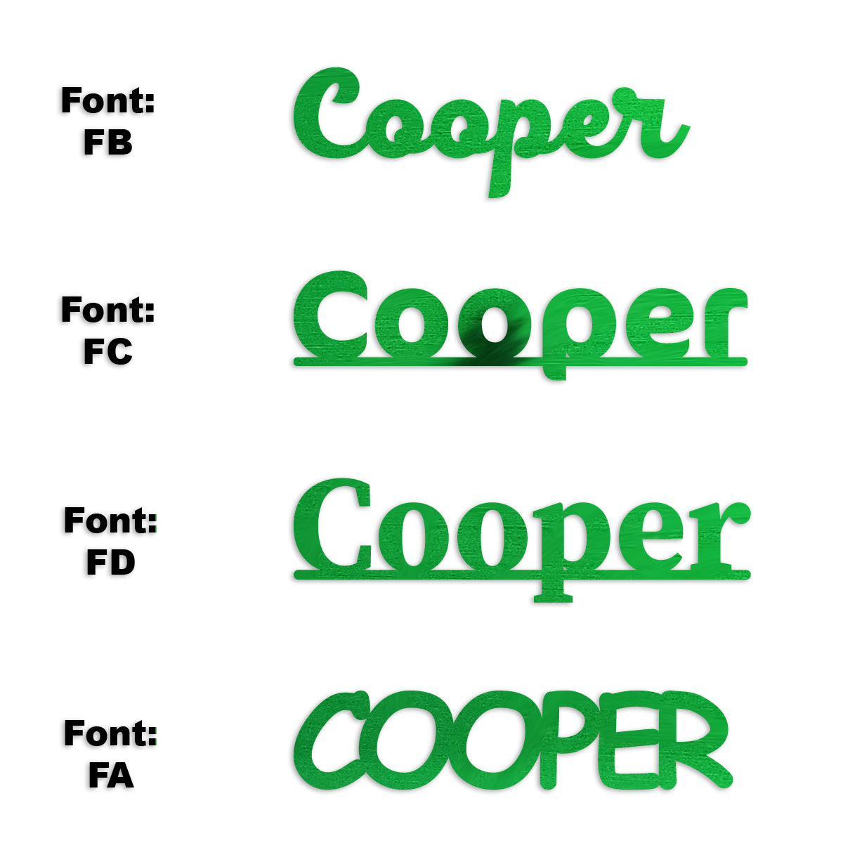 Custom-Fetti Boy - COOPER Green