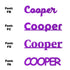 Custom-Fetti Boy - COOPER Purple