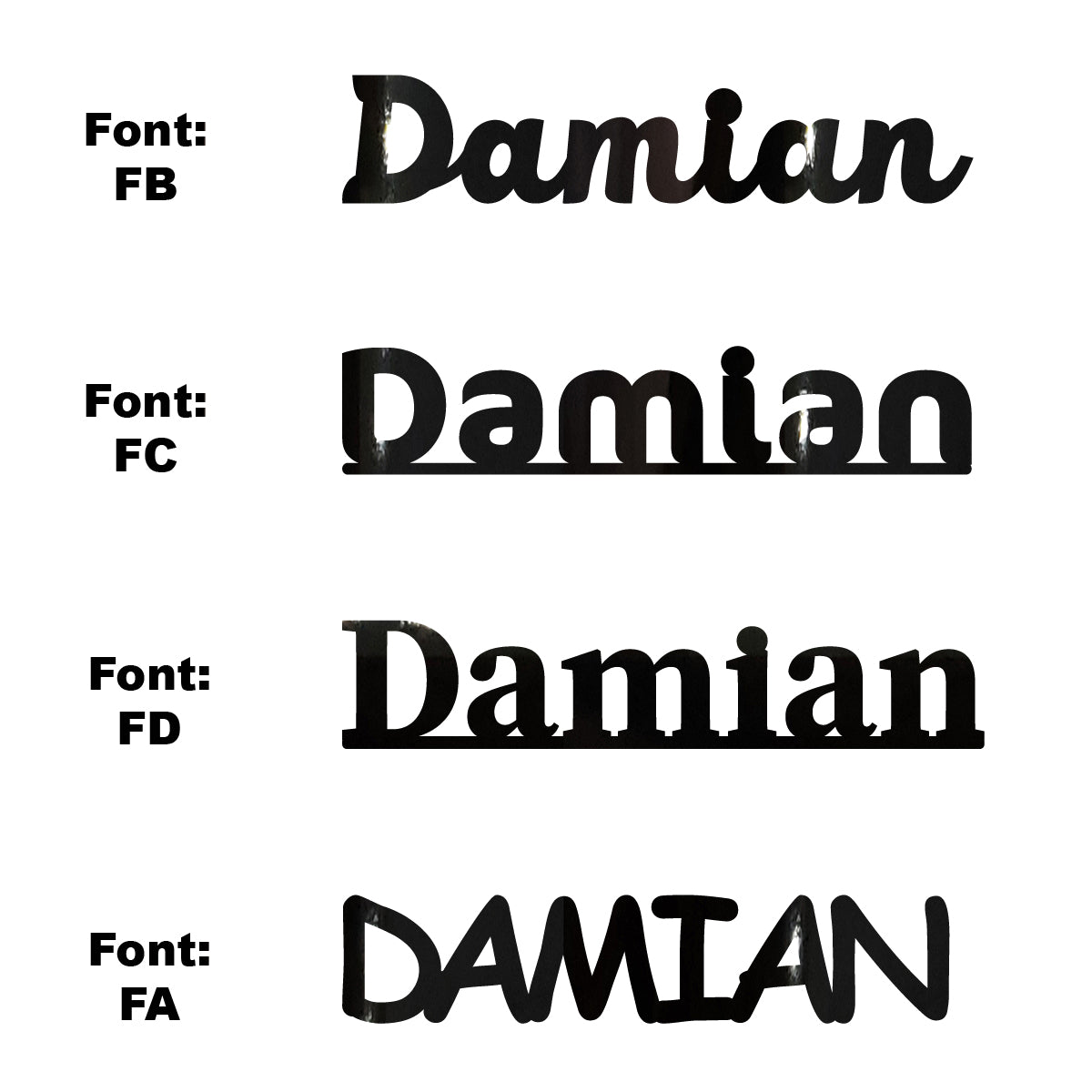 Custom-Fetti Boy - DAMIAN Black