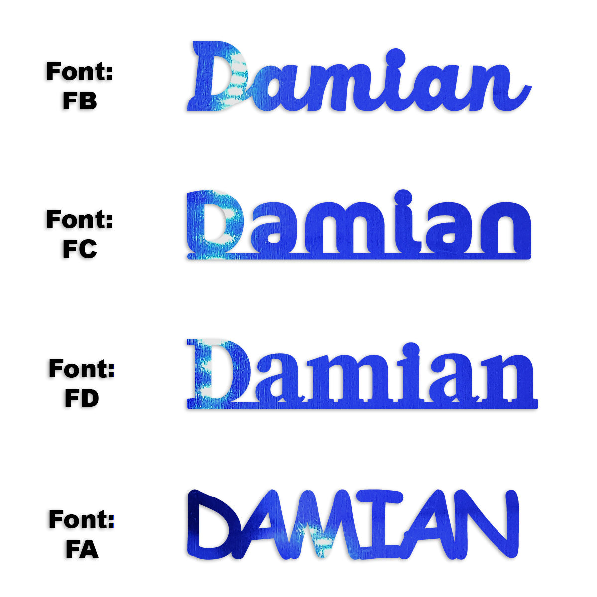 Custom-Fetti Boy - DAMIAN Blue Royal