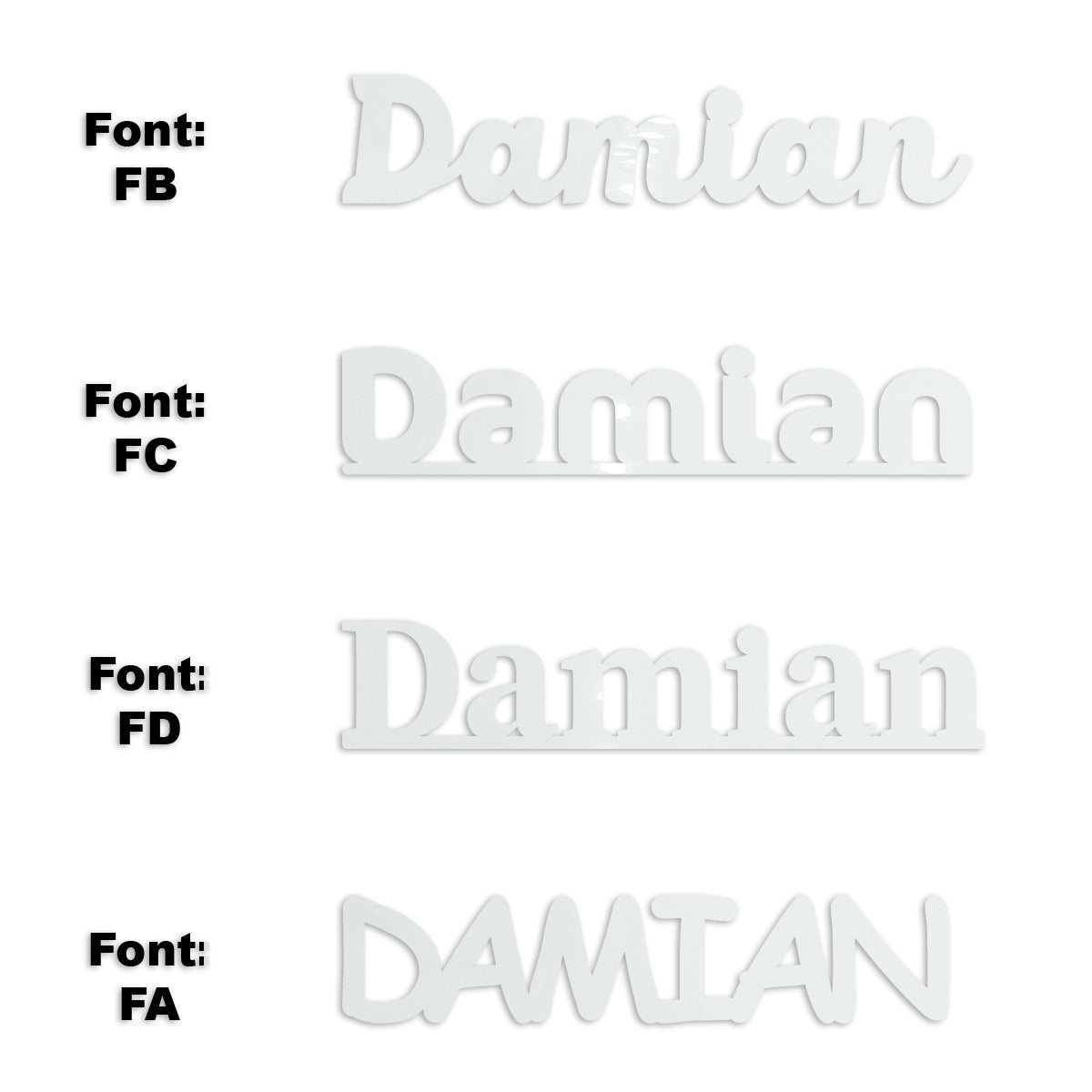 Custom-Fetti Boy - DAMIAN White