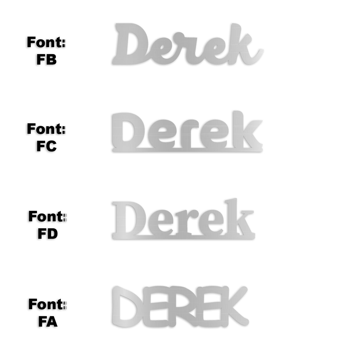 Custom-Fetti Boy - DEREK Silver