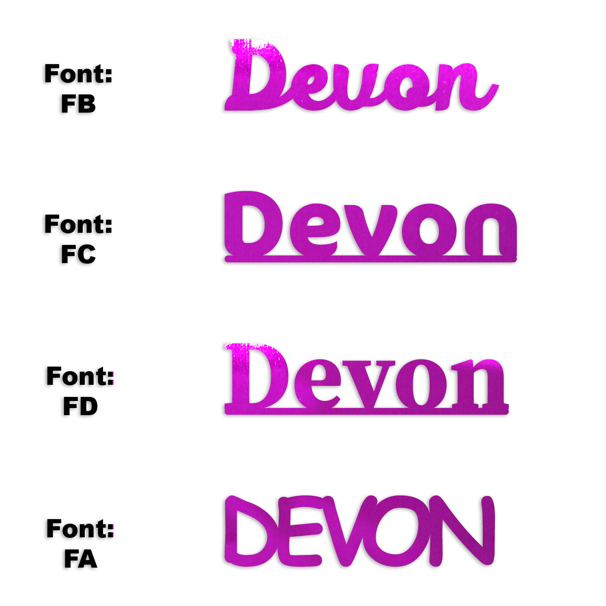 Custom-Fetti Boy - DEVON Fuchsia