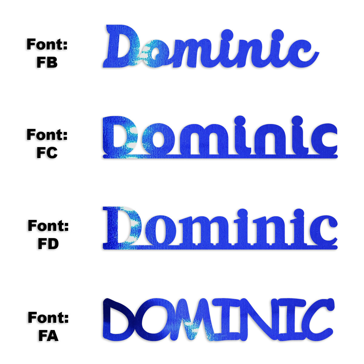 Custom-Fetti Boy - DOMINIC Blue Royal