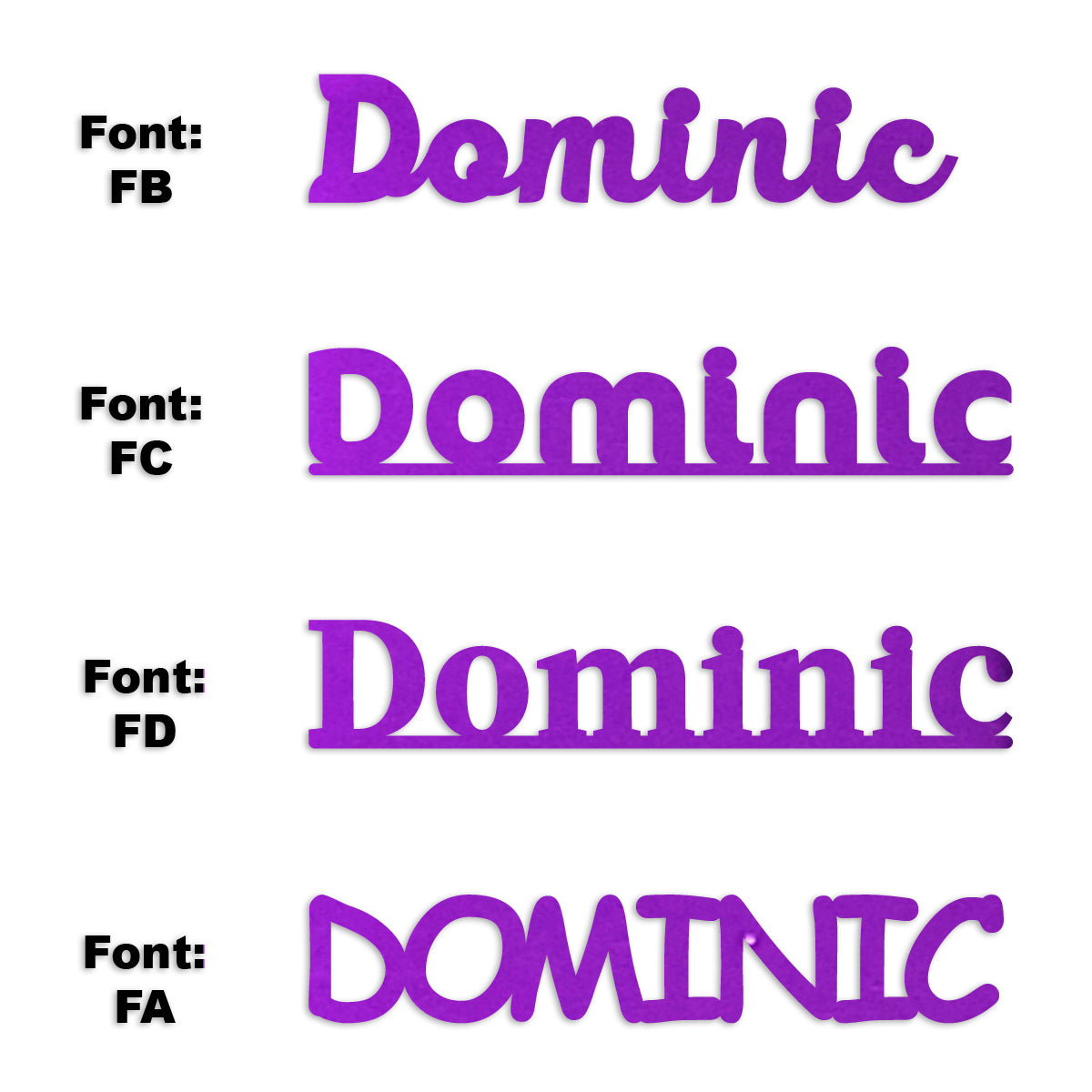 Custom-Fetti Boy - DOMINIC Purple