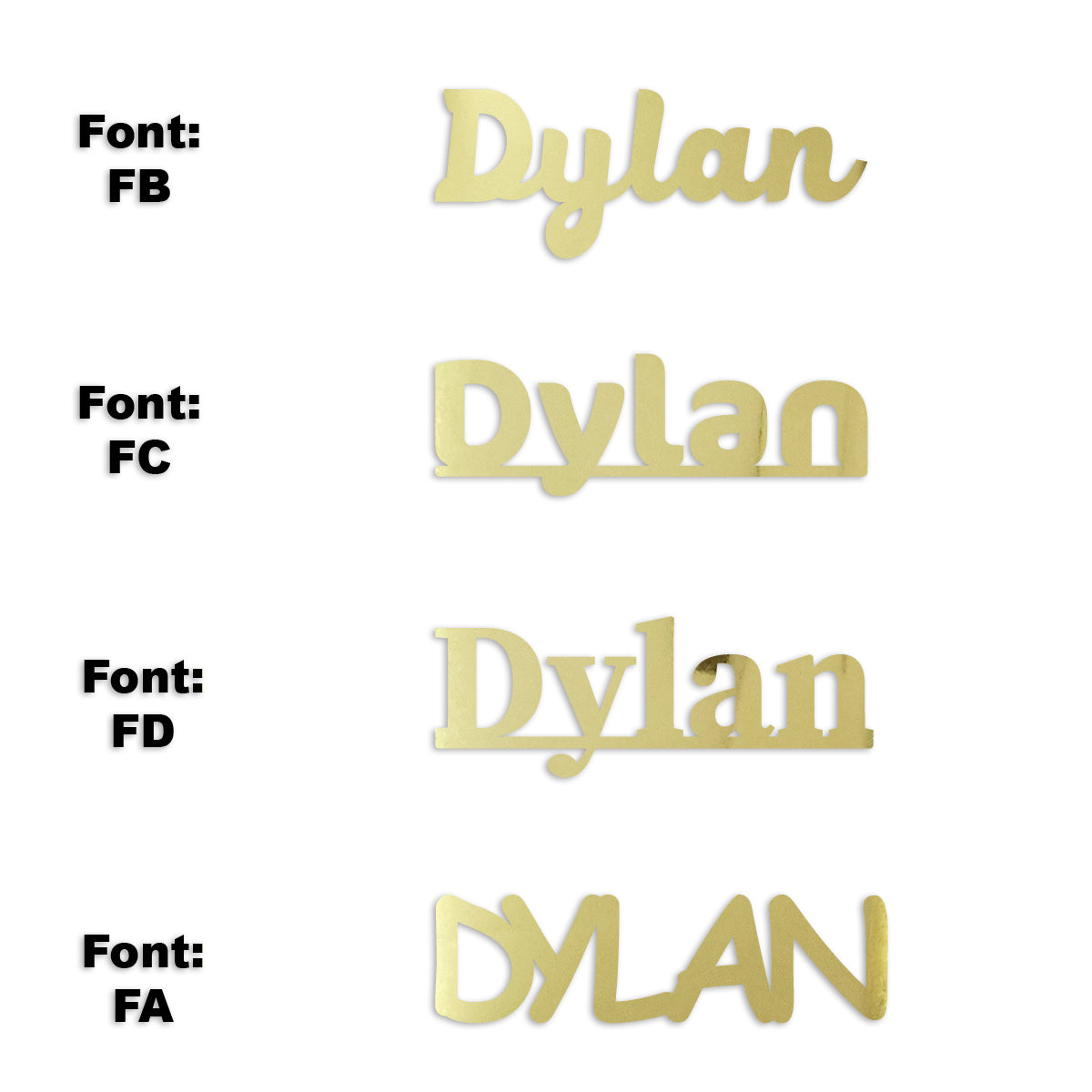 Custom-Fetti Boy - DYLAN Gold