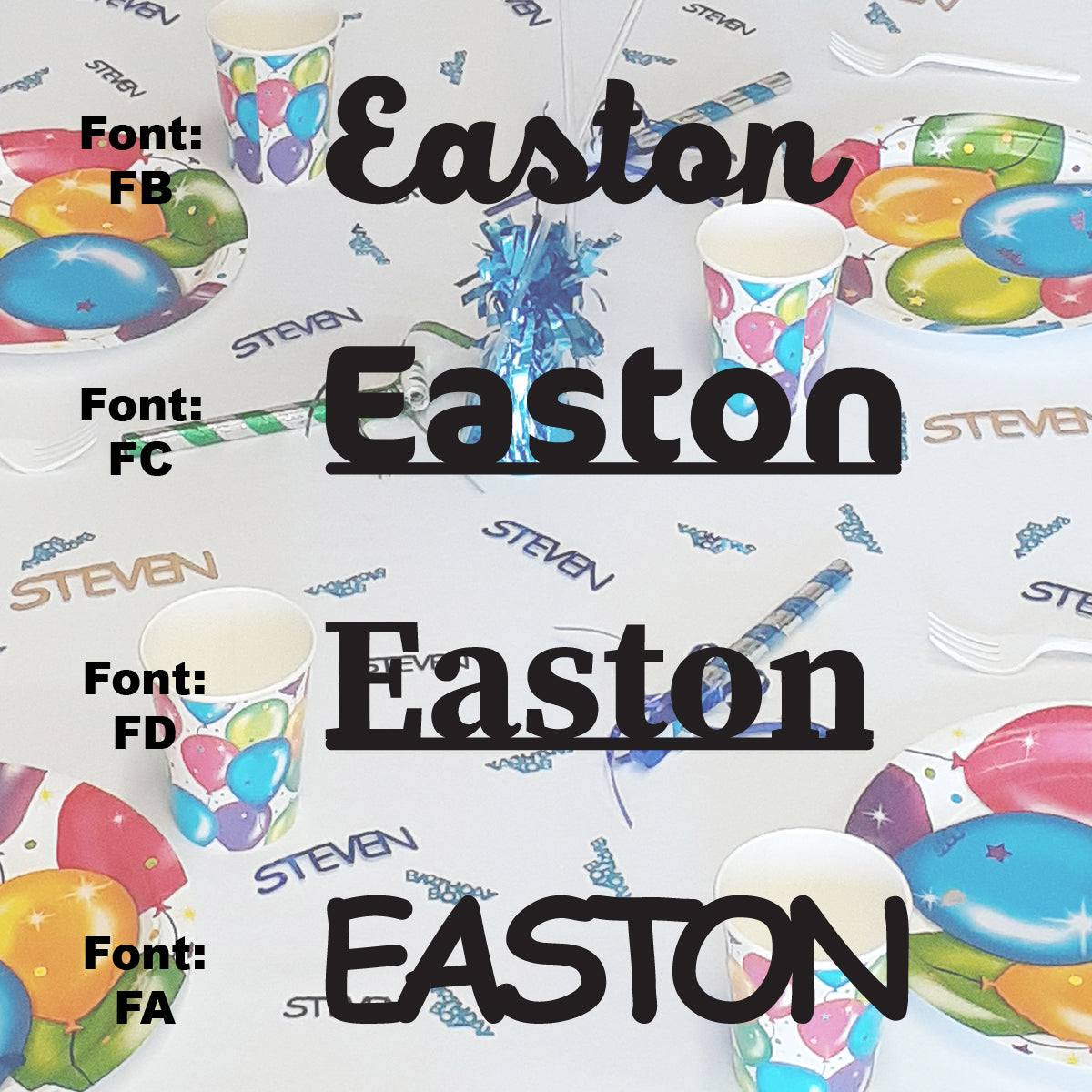 Custom-Fetti Boy - EASTON Black