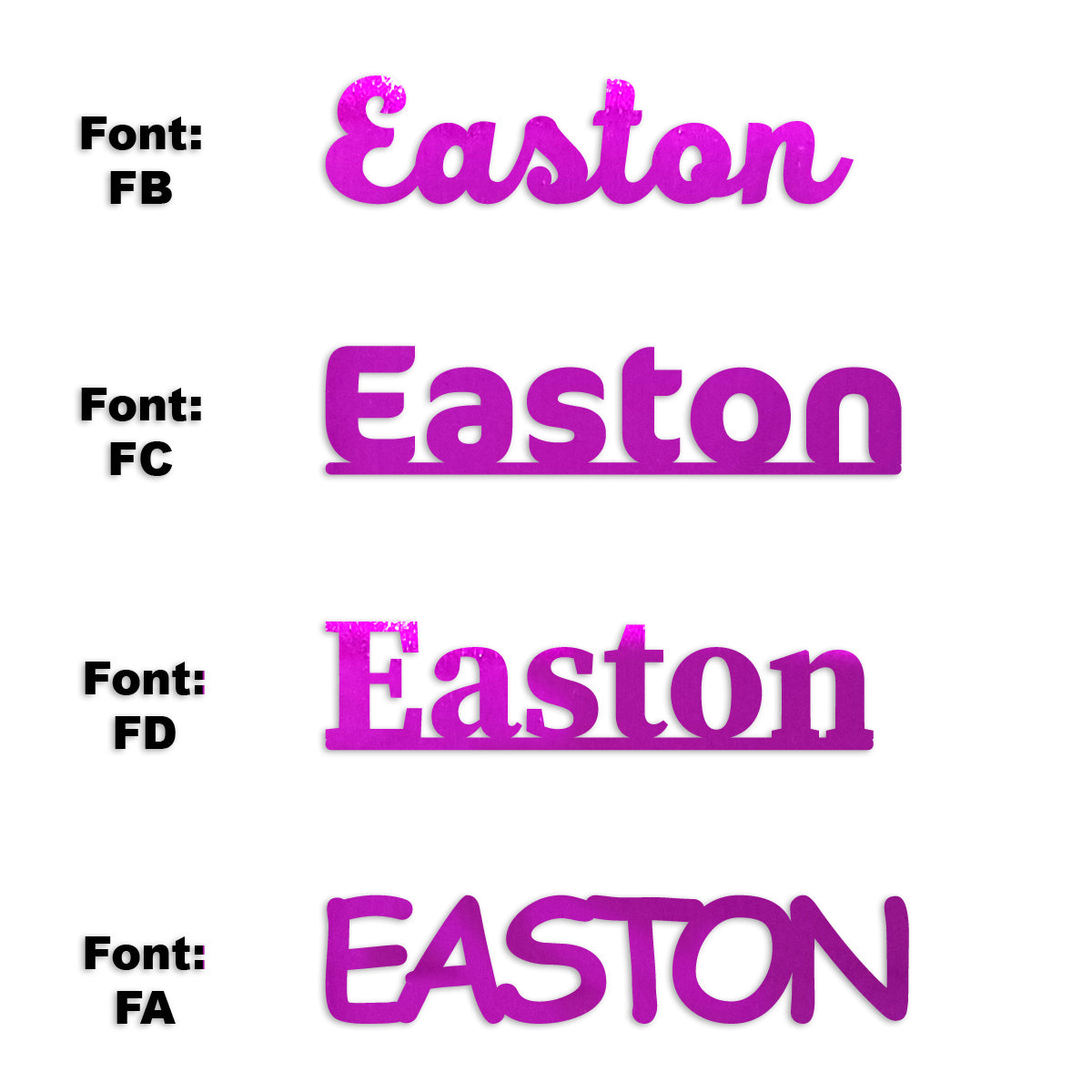 Custom-Fetti Boy - EASTON Fuchsia