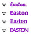 Custom-Fetti Boy - EASTON Purple