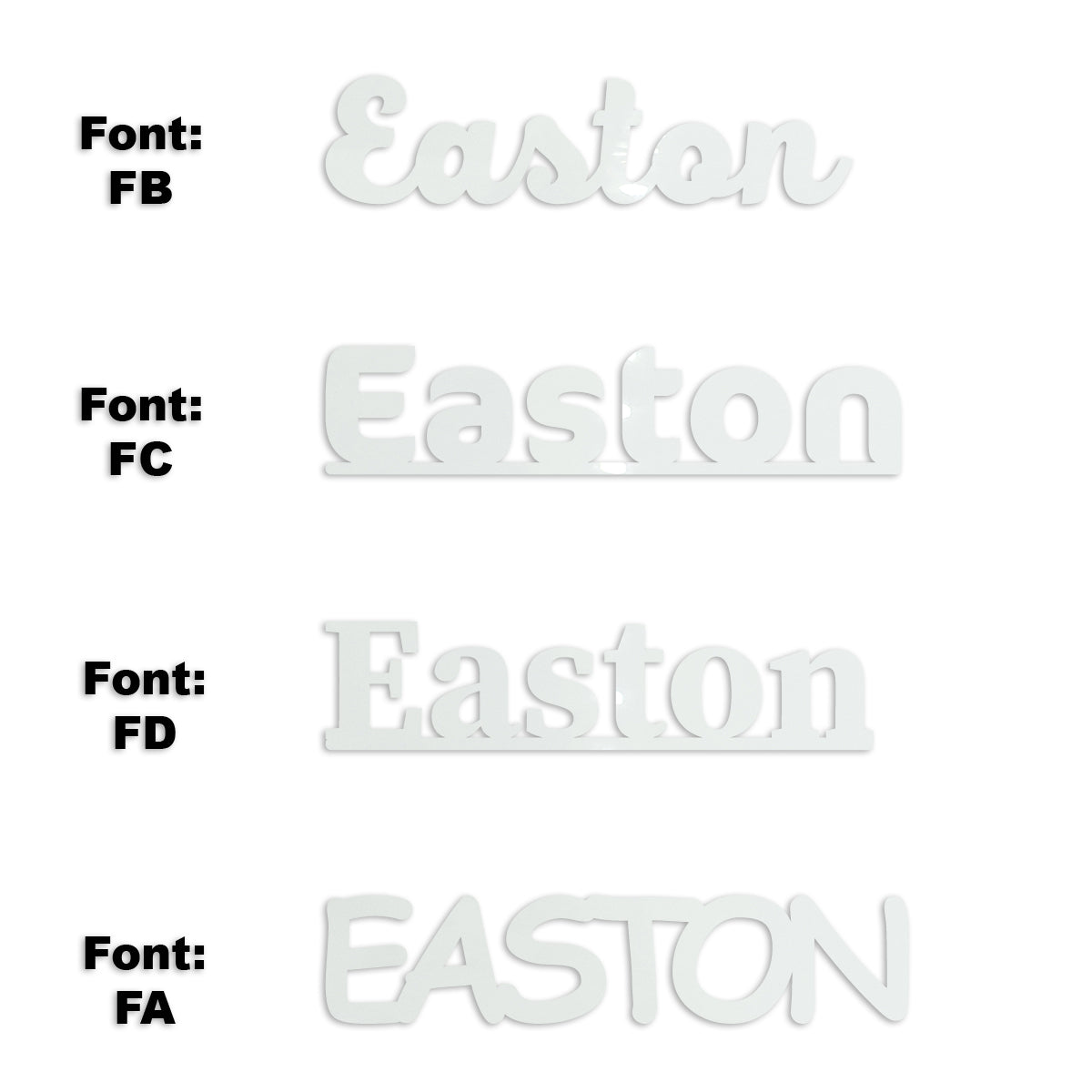 Custom-Fetti Boy - EASTON White