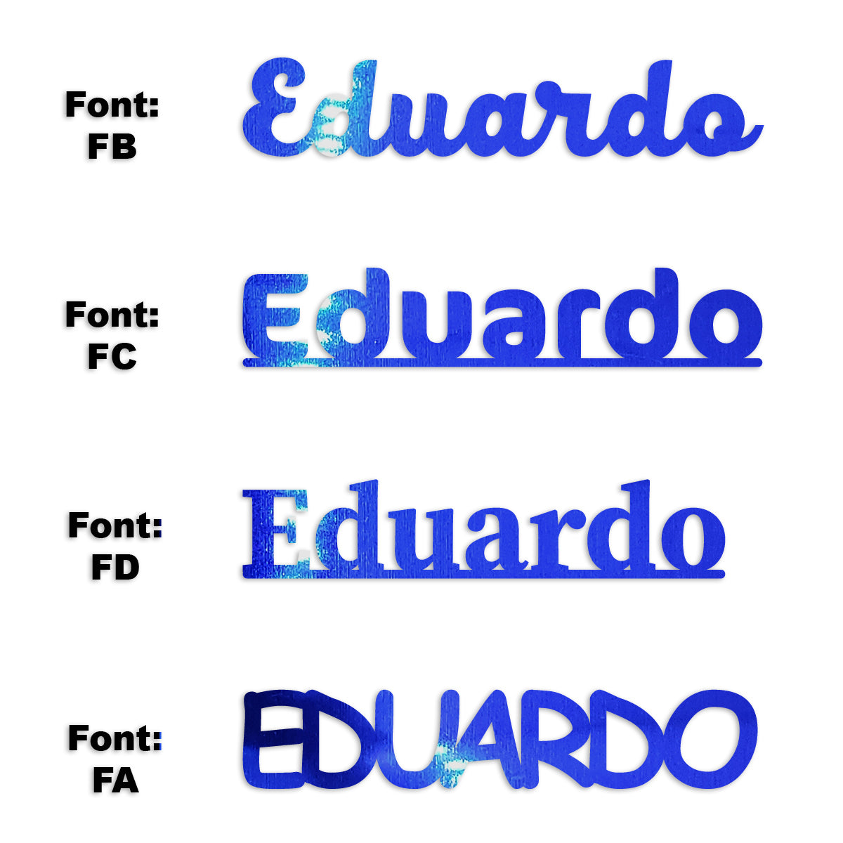 Custom-Fetti Boy - EDUARDO Blue Royal