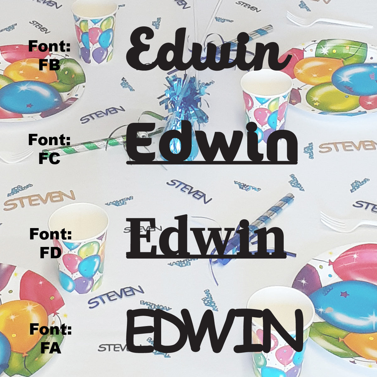 Custom-Fetti Boy - EDWIN Black