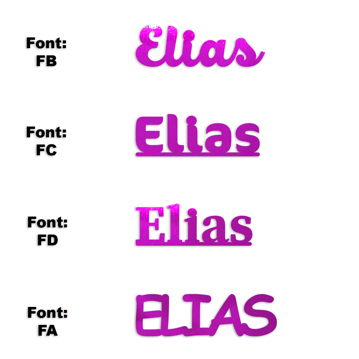 Custom-Fetti Boy - ELIAS Fuchsia