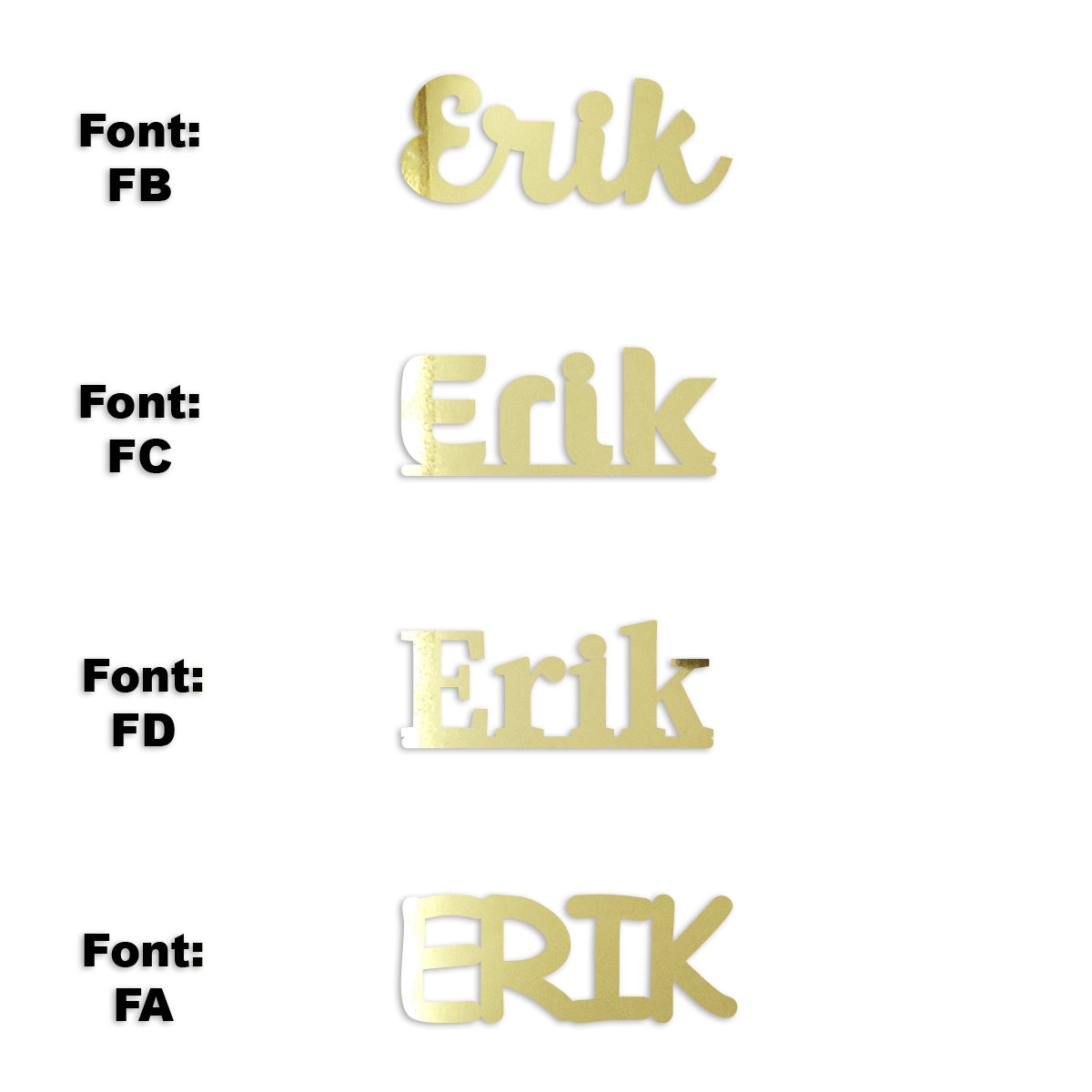 Custom-Fetti Boy - ERIK Gold