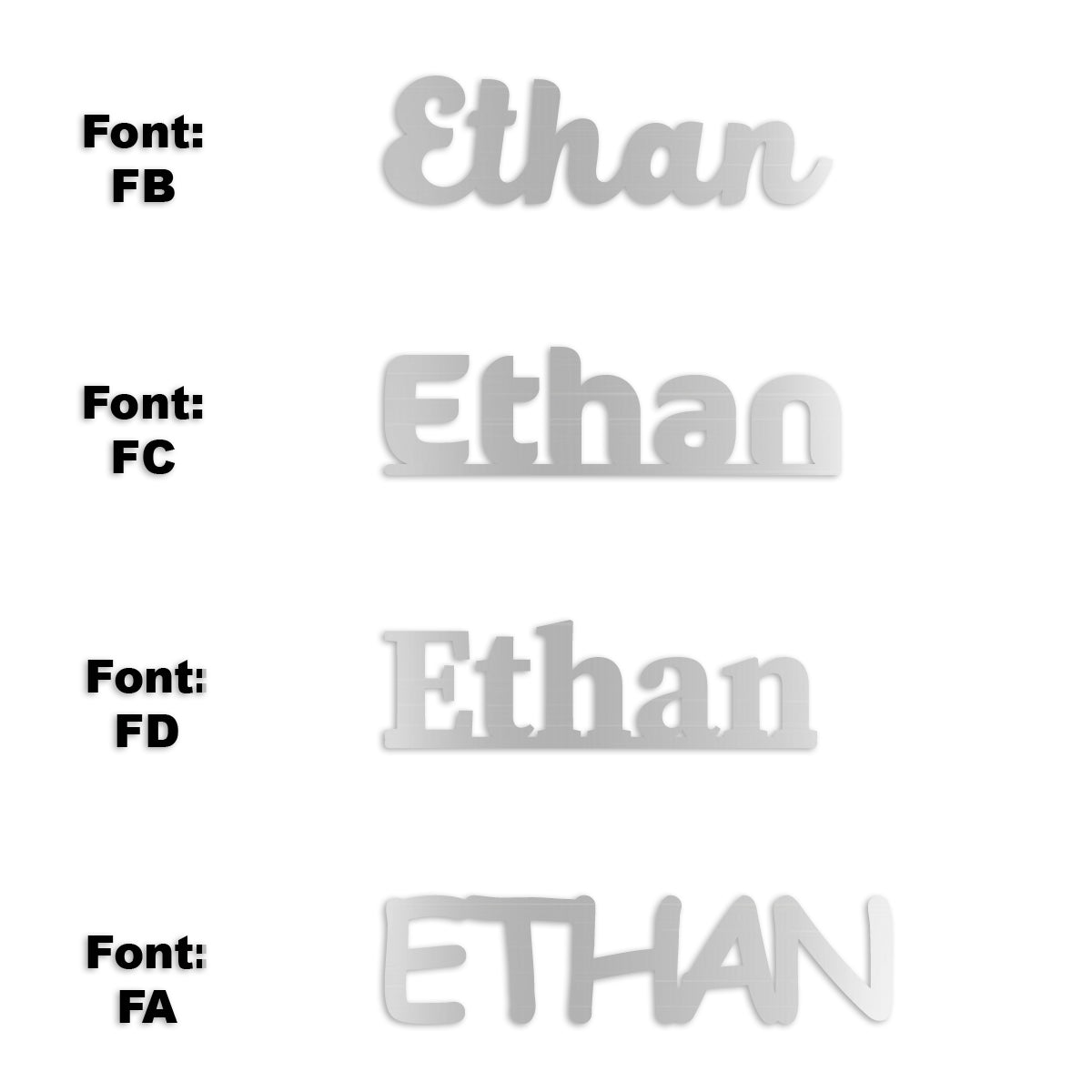 Custom-Fetti Boy - ETHAN Silver