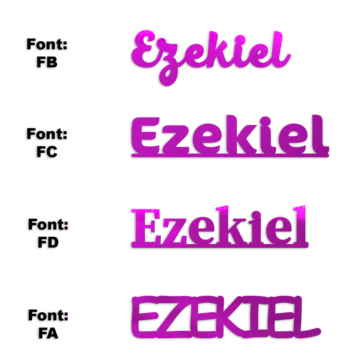 Custom-Fetti Boy - EZEKIEL Fuchsia