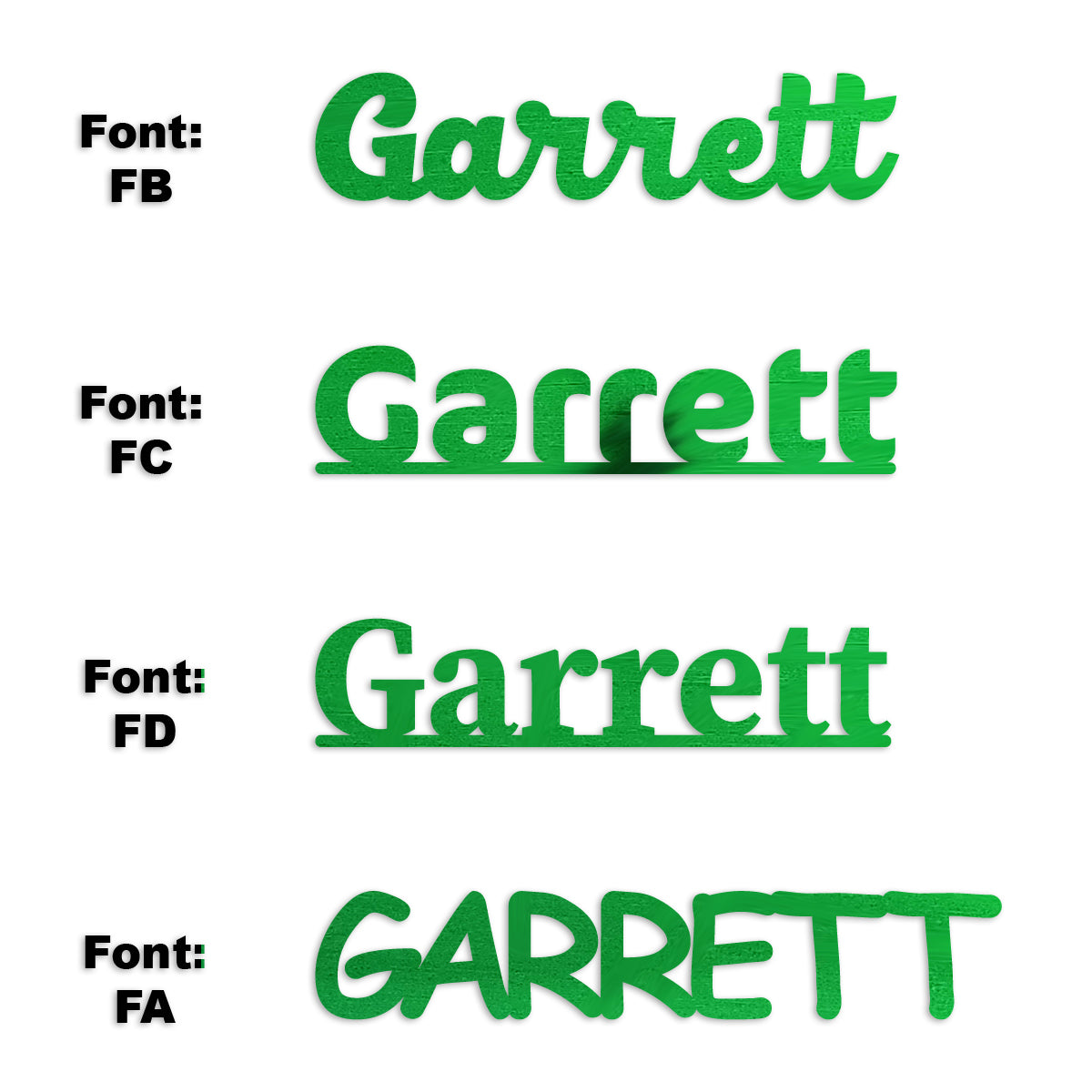 Custom-Fetti Boy - GARRETT Green