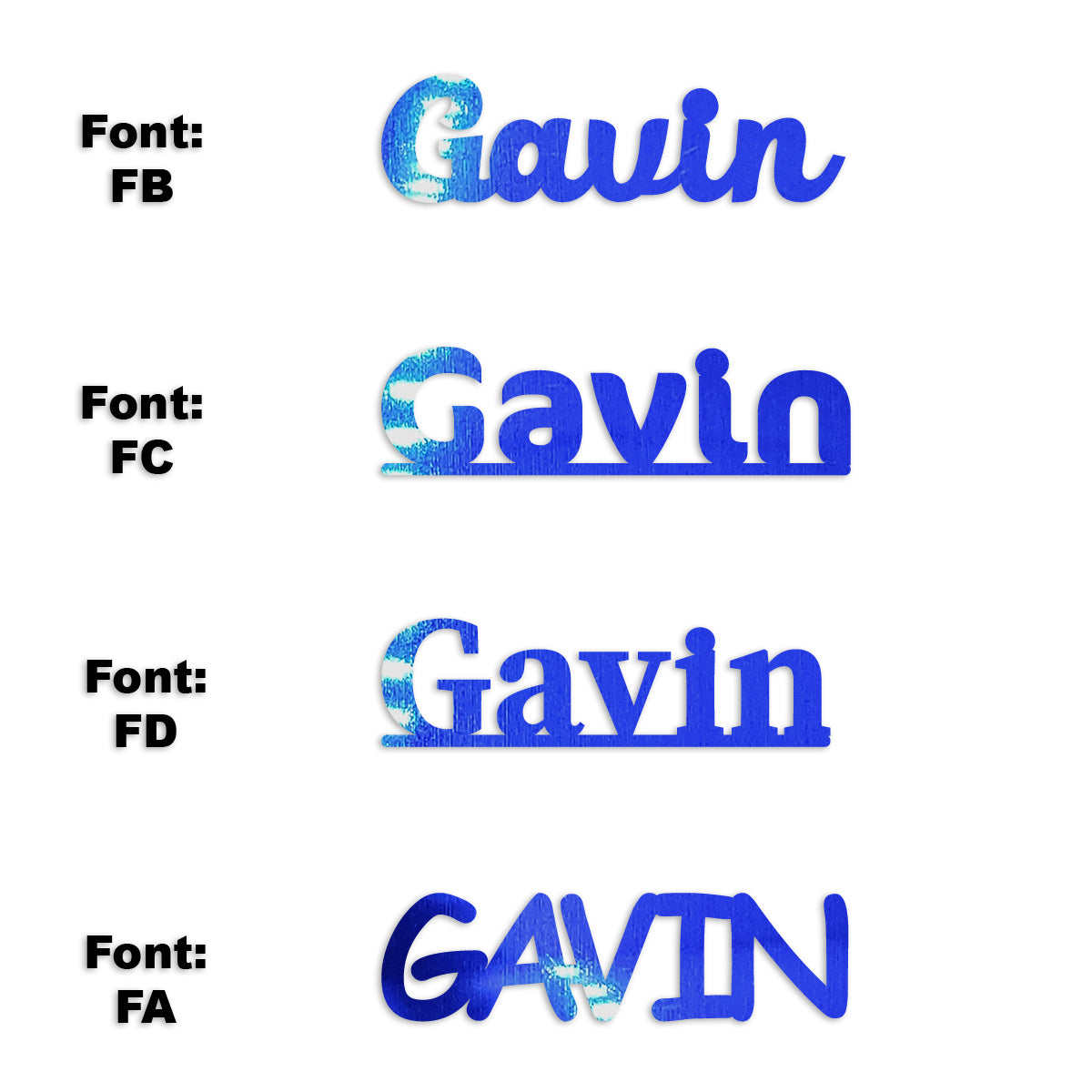 Custom-Fetti Boy - GAVIN Blue Royal