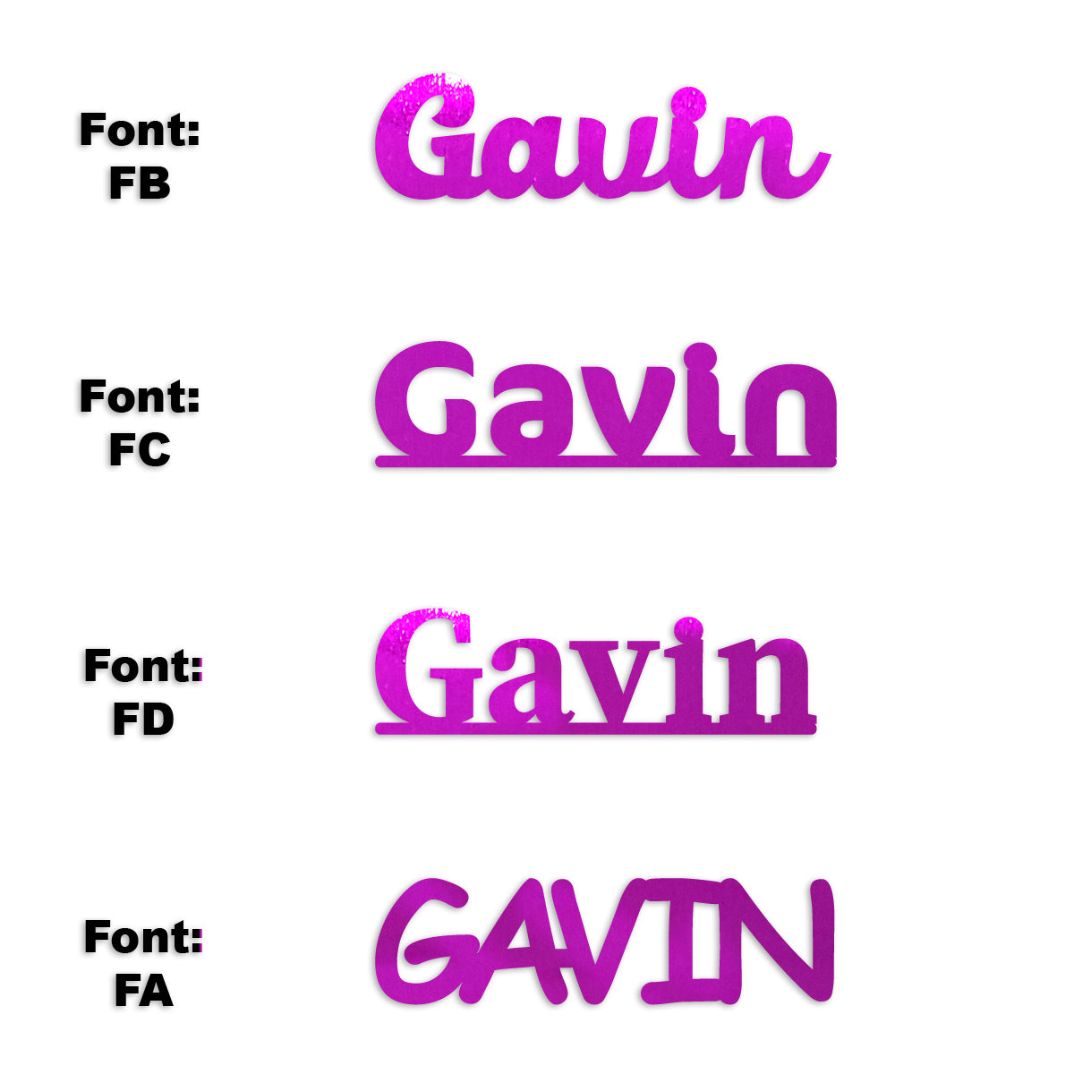 Custom-Fetti Boy - GAVIN Fuchsia