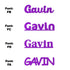 Custom-Fetti Boy - GAVIN Purple