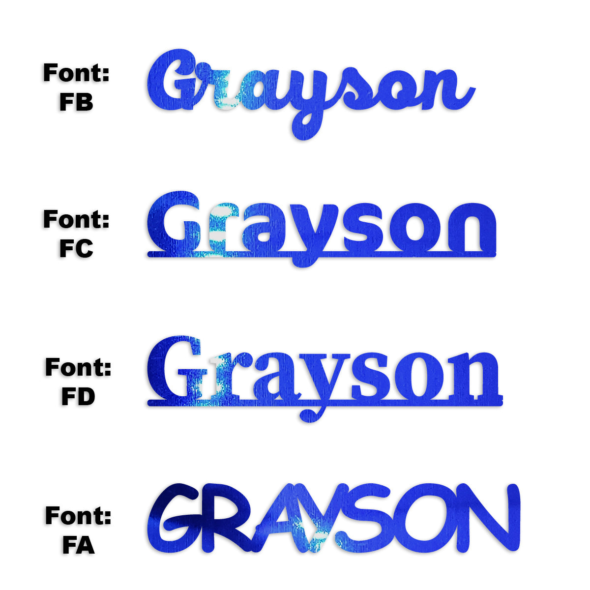 Custom-Fetti Boy - GRAYSON Blue Royal