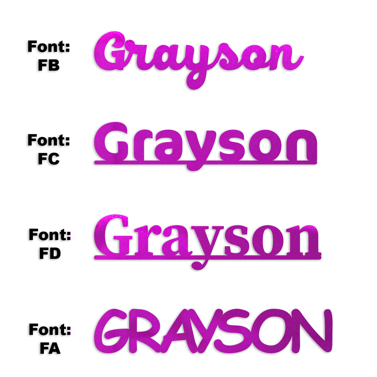 Custom-Fetti Boy - GRAYSON Fuchsia