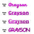 Custom-Fetti Boy - GRAYSON Fuchsia