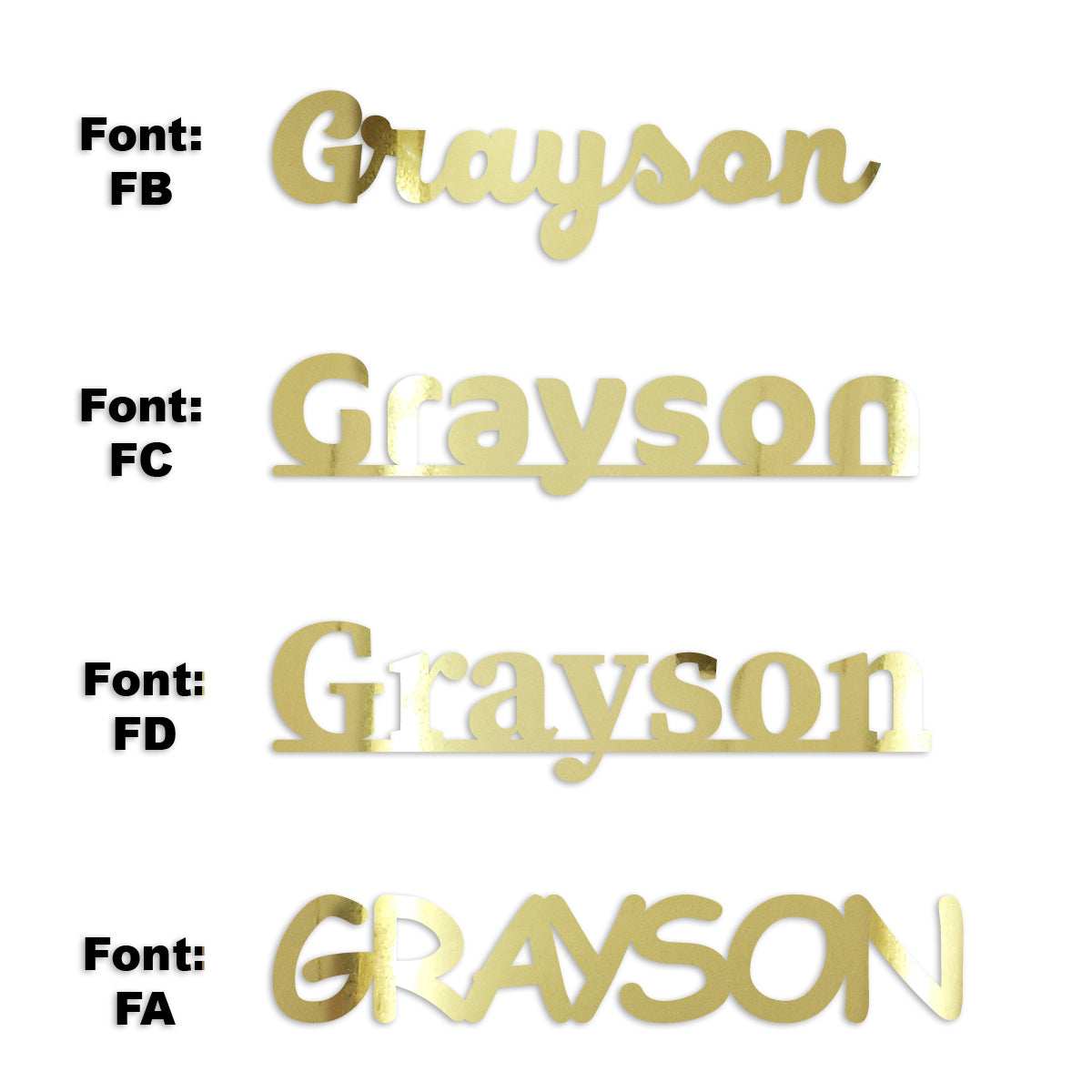 Custom-Fetti Boy - GRAYSON Gold