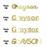 Custom-Fetti Boy - GRAYSON Gold