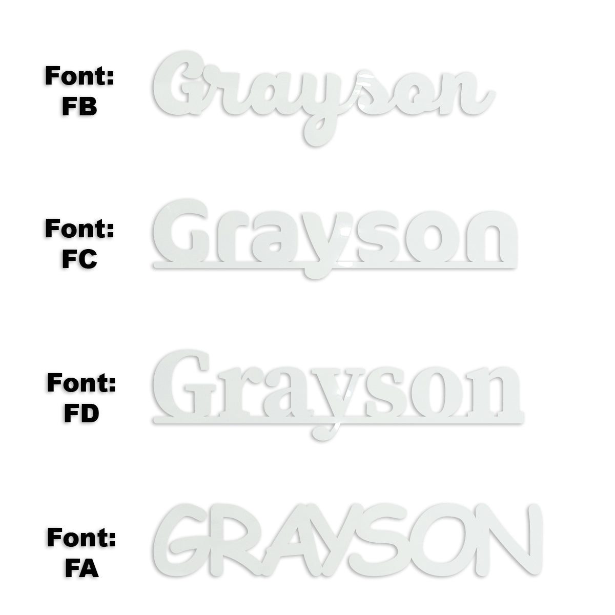 Custom-Fetti Boy - GRAYSON White