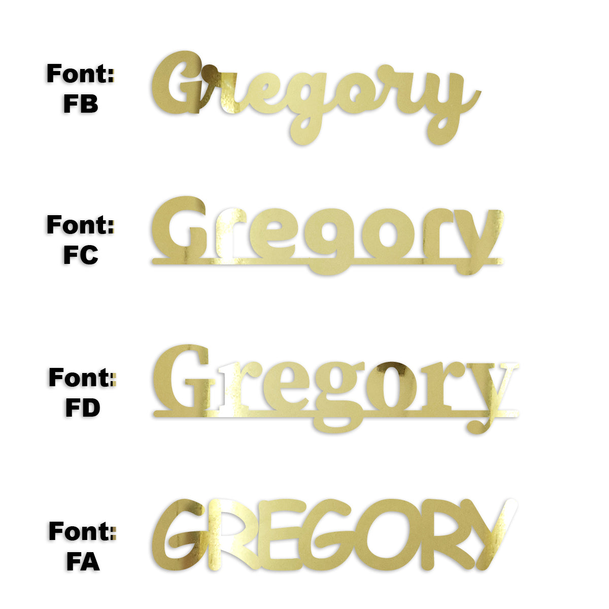 Custom-Fetti Boy - GREGORY Gold