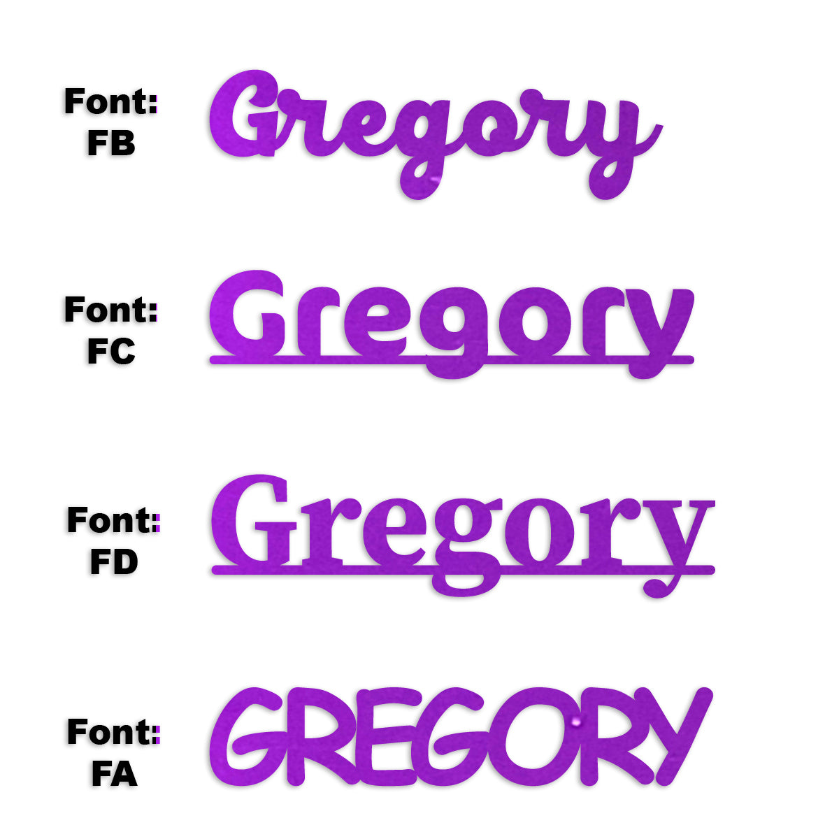 Custom-Fetti Boy - GREGORY Purple