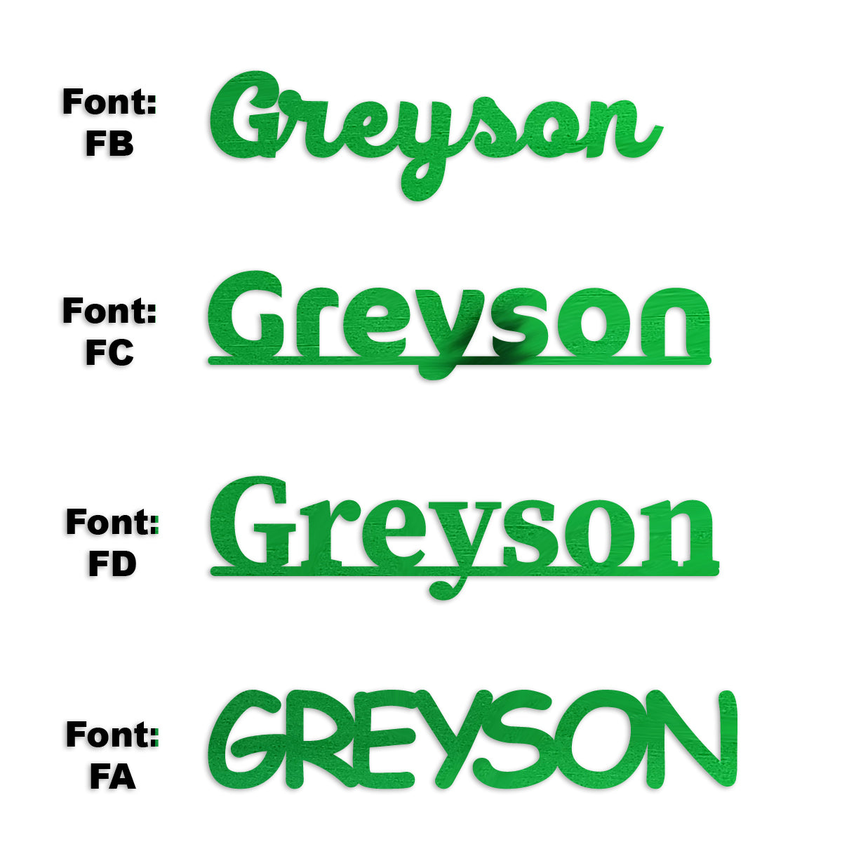 Custom-Fetti Boy - GREYSON Green