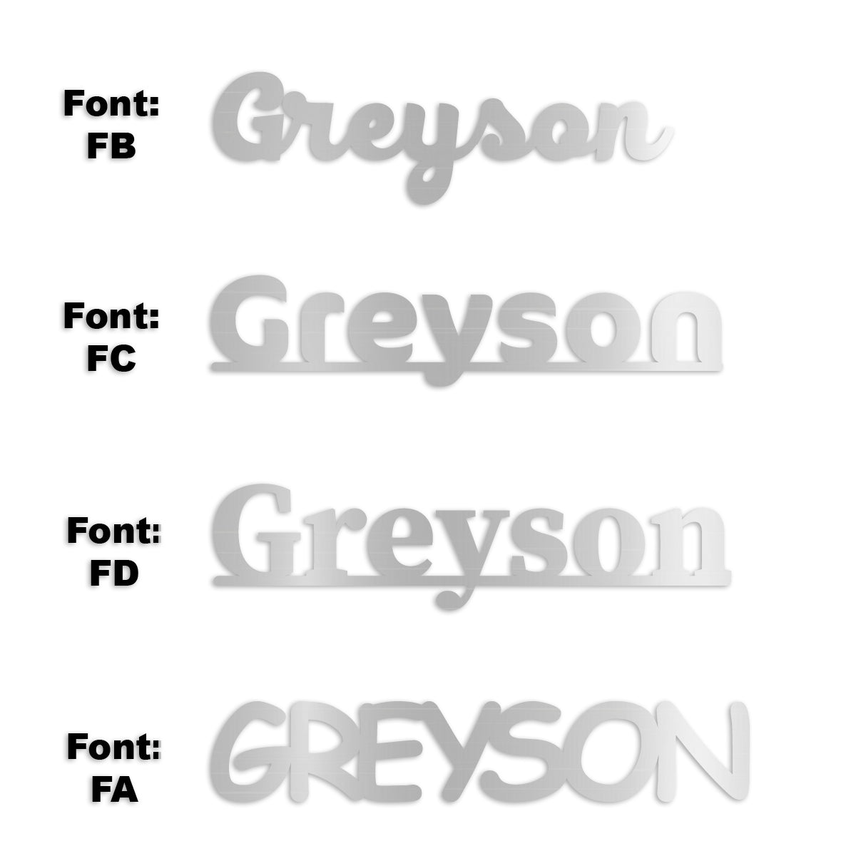 Custom-Fetti Boy - GREYSON Silver