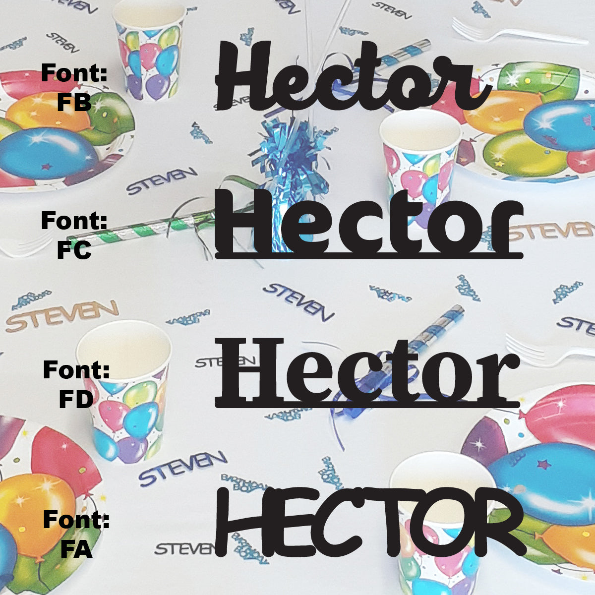 Custom-Fetti Boy - HECTOR Black