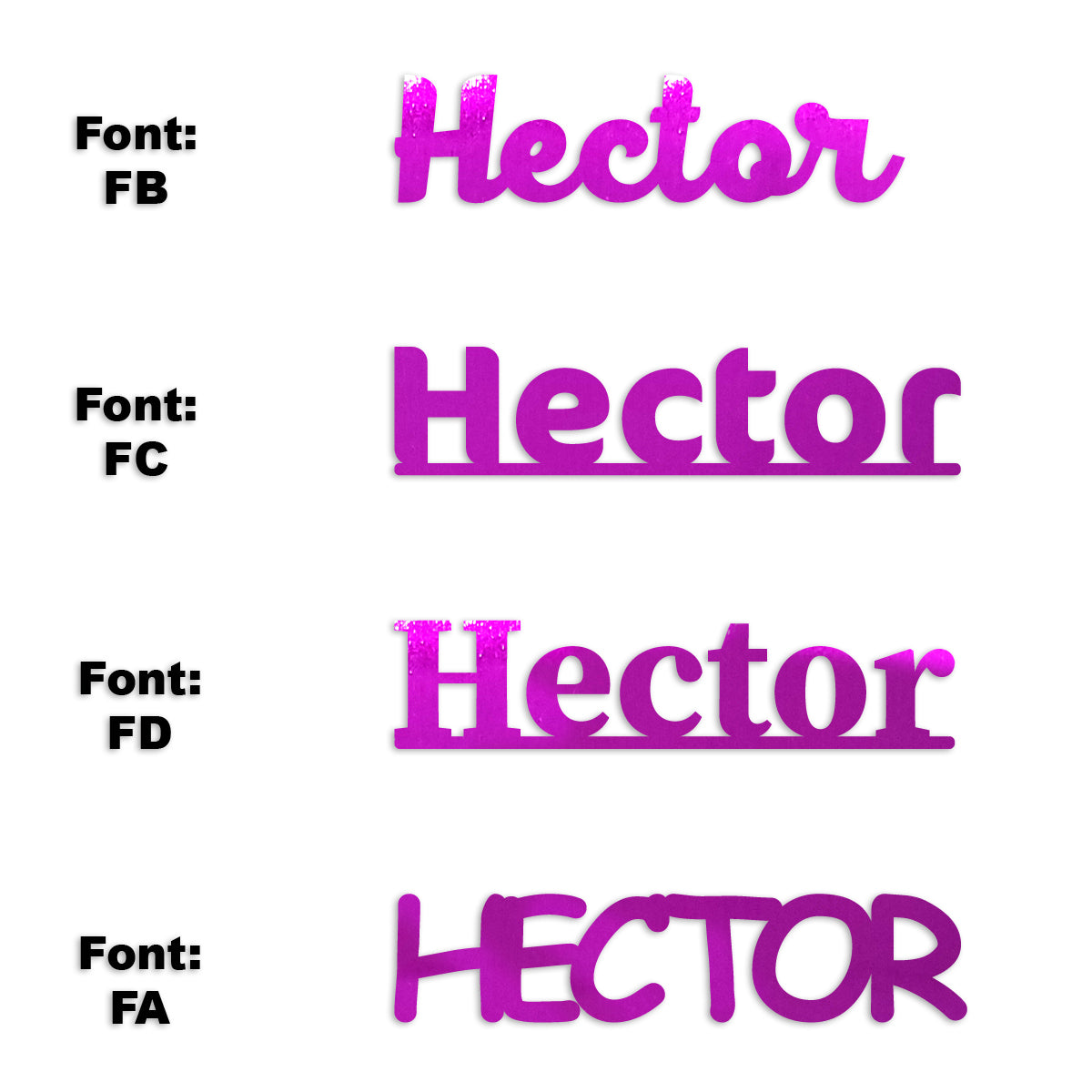 Custom-Fetti Boy - HECTOR Fuchsia