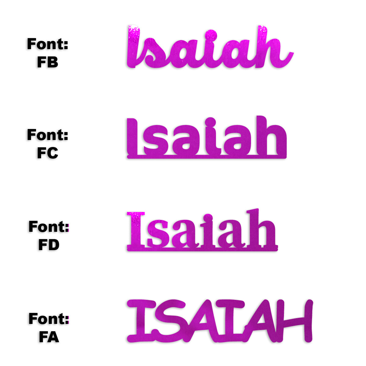 Custom-Fetti Boy - ISAIAH Fuchsia