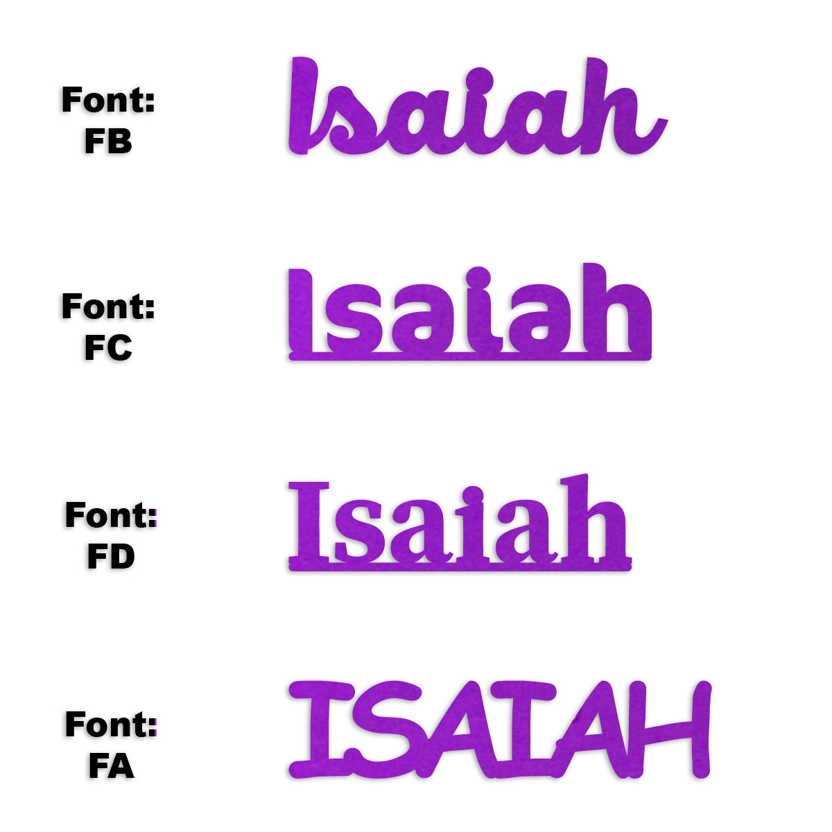 Custom-Fetti Boy - ISAIAH Purple