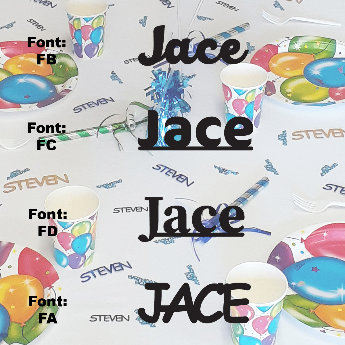 Custom-Fetti Boy - JACE Black