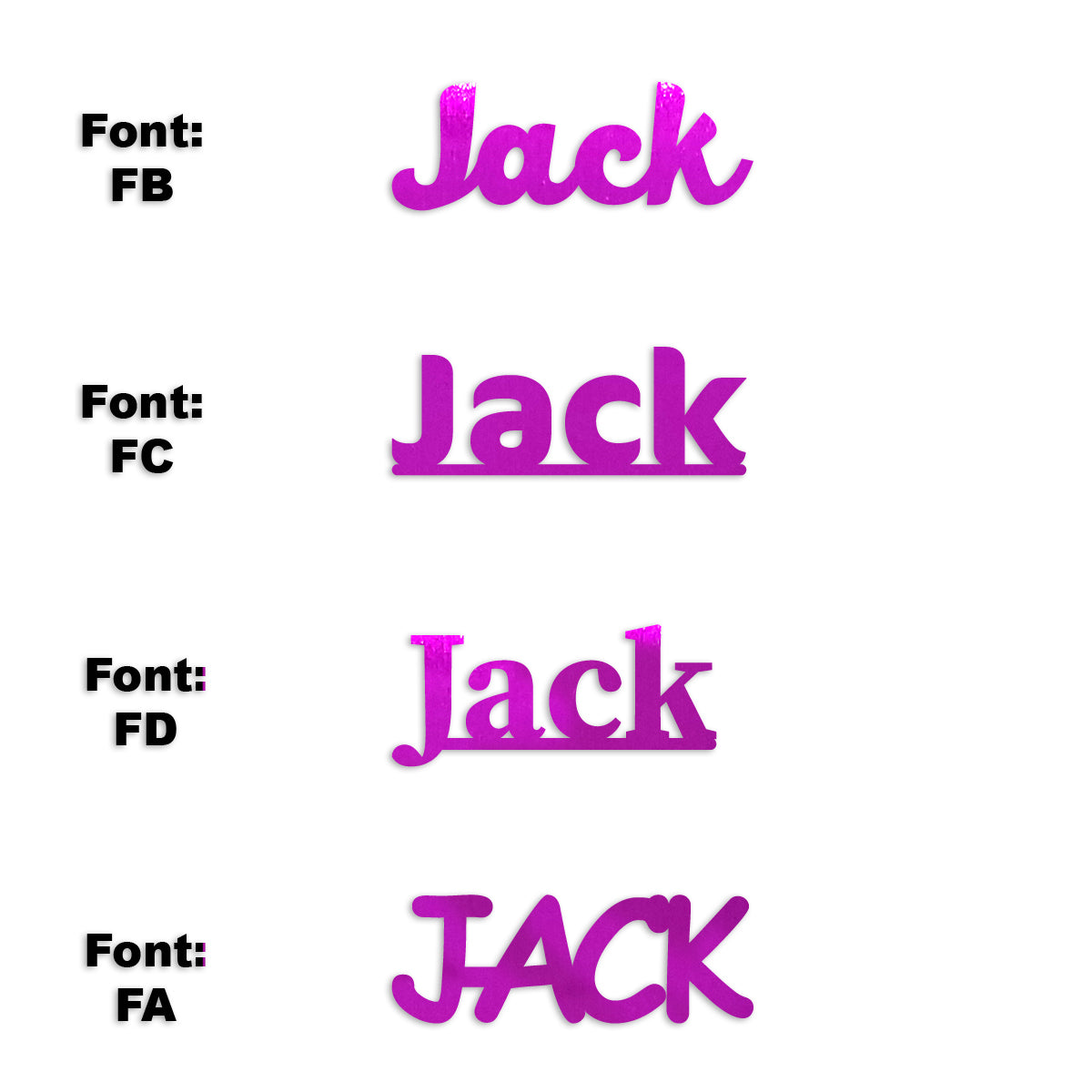 Custom-Fetti Boy - JACK Fuchsia