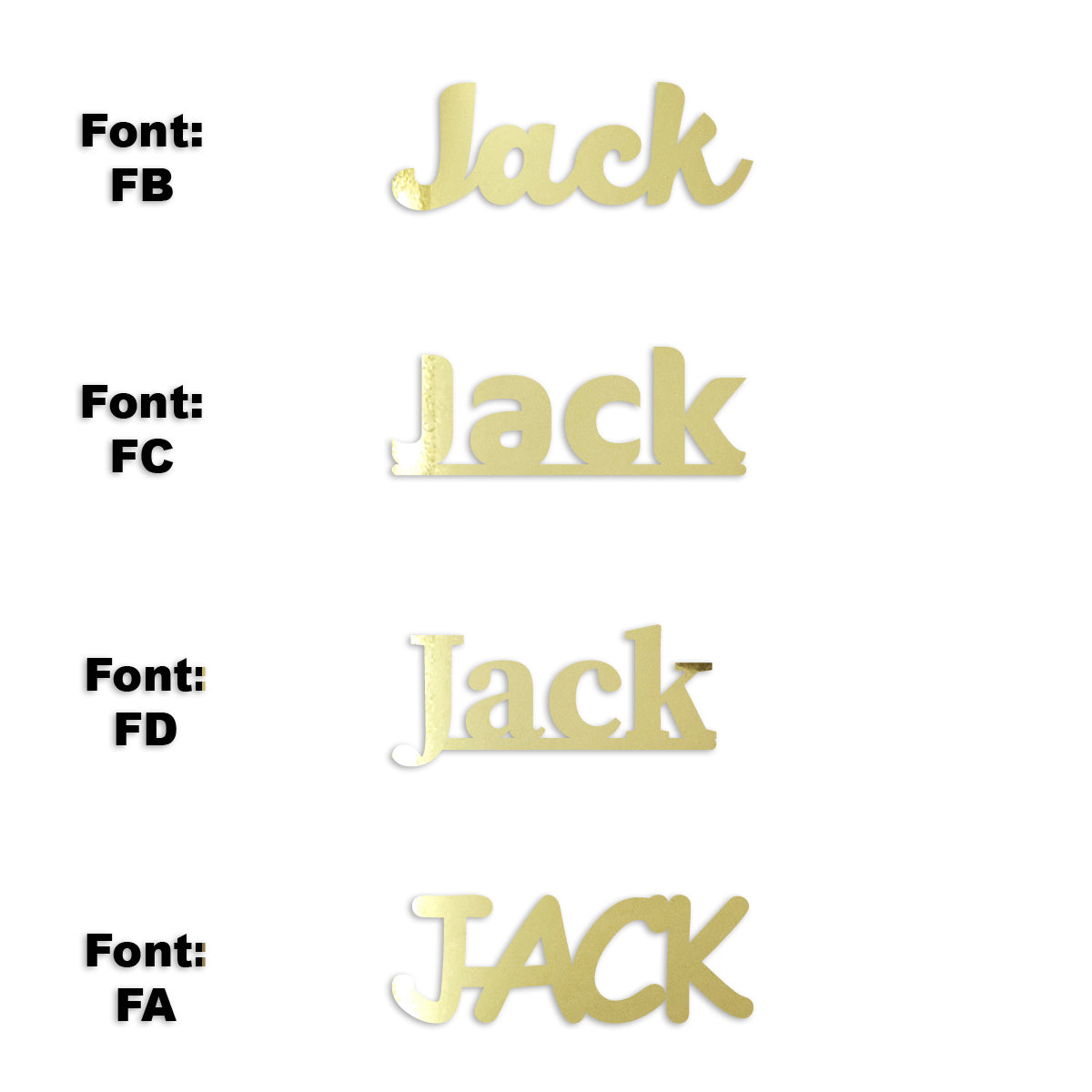 Custom-Fetti Boy - JACK Gold