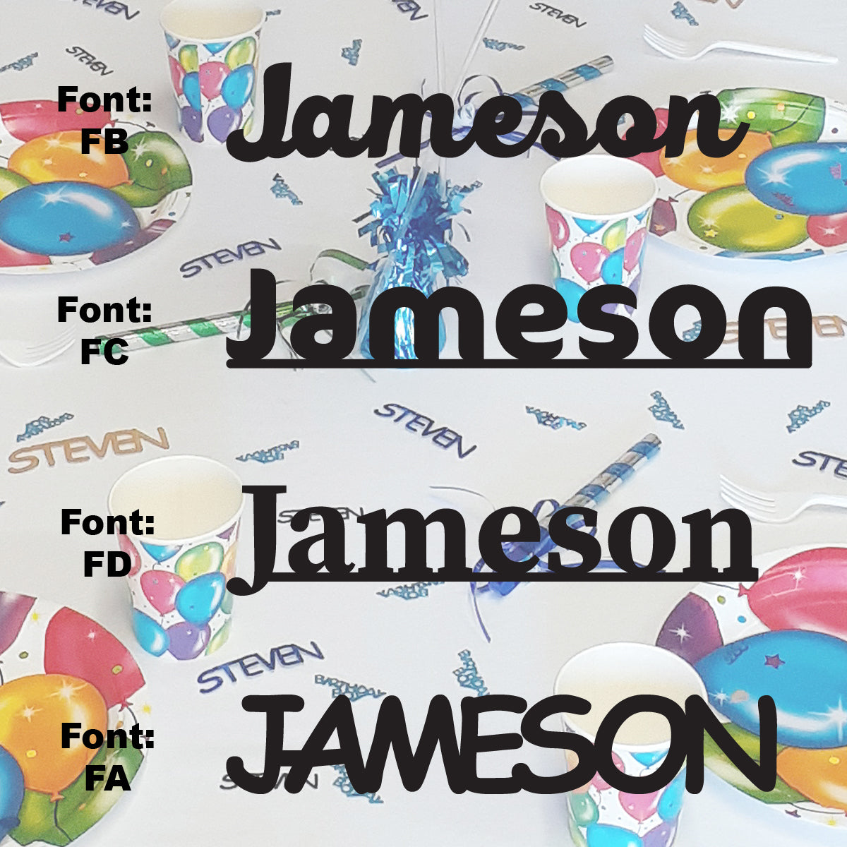 Custom-Fetti Boy - JAMESON Black