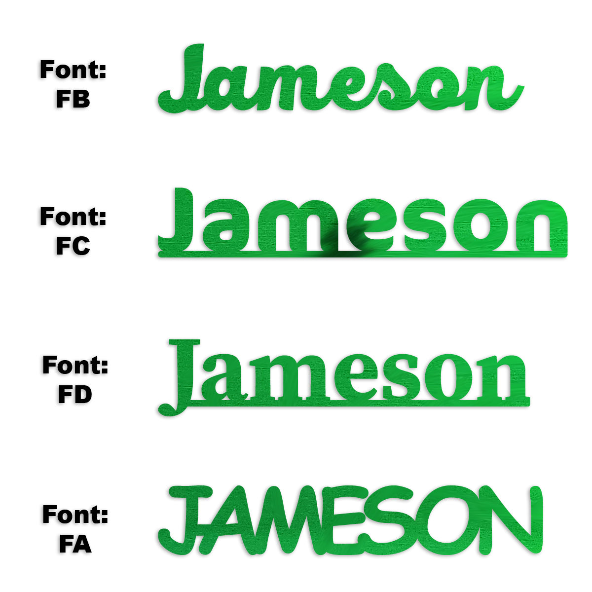 Custom-Fetti Boy - JAMESON Green