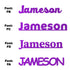 Custom-Fetti Boy - JAMESON Purple