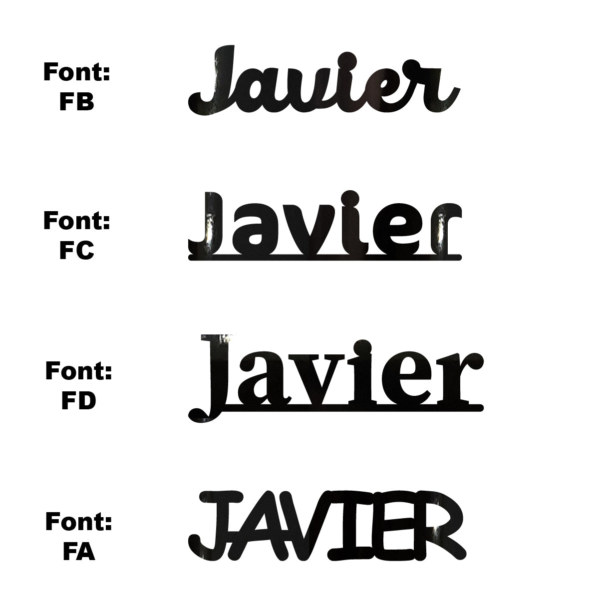 Custom-Fetti Boy - JAVIER Black