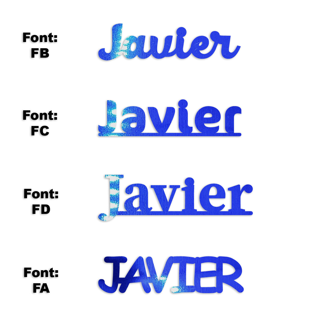 Custom-Fetti Boy - JAVIER Blue Royal